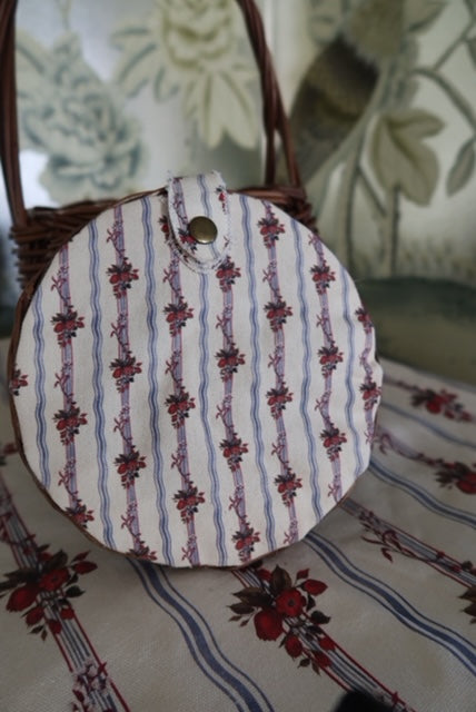 The Garden Basket in Rose Print