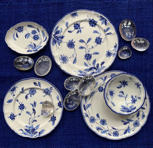 Blue Flowers Dinner Plate