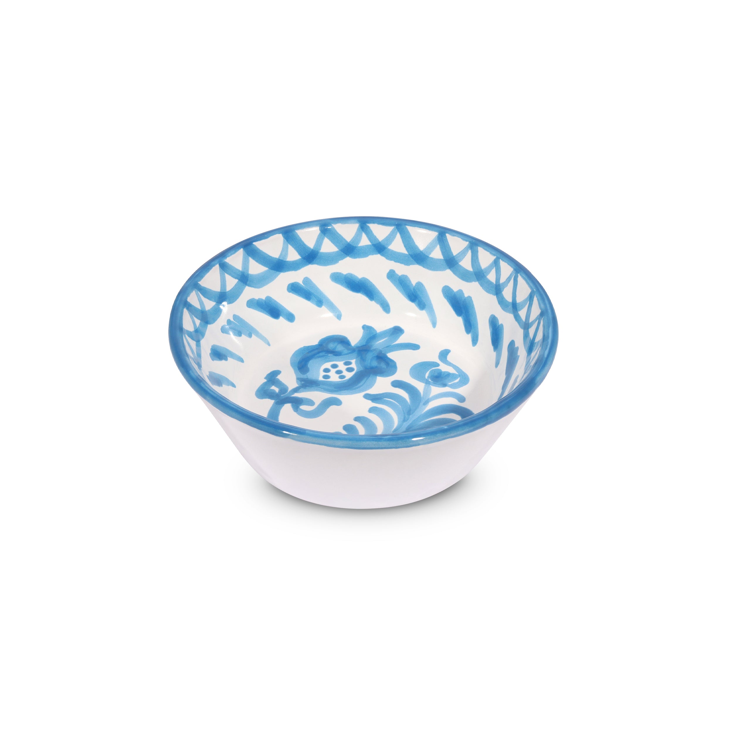 Casa Celeste Mini Bowl with Hand-Painted Designs