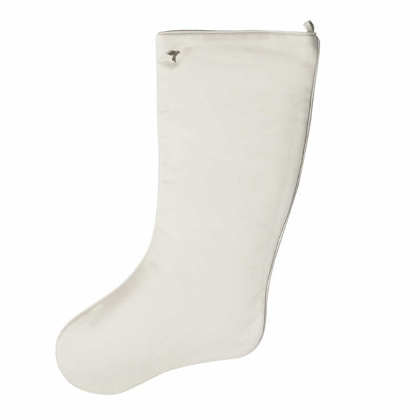 Ivory White Christmas Stocking