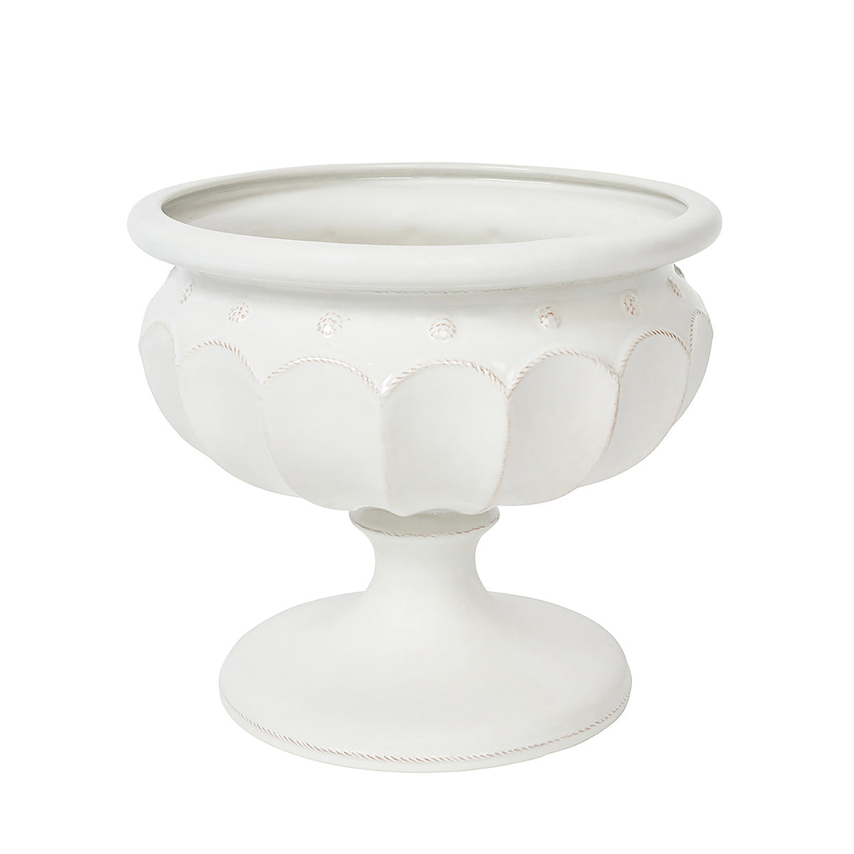 Berry & Thread Large Decorative Urn in Whitewash