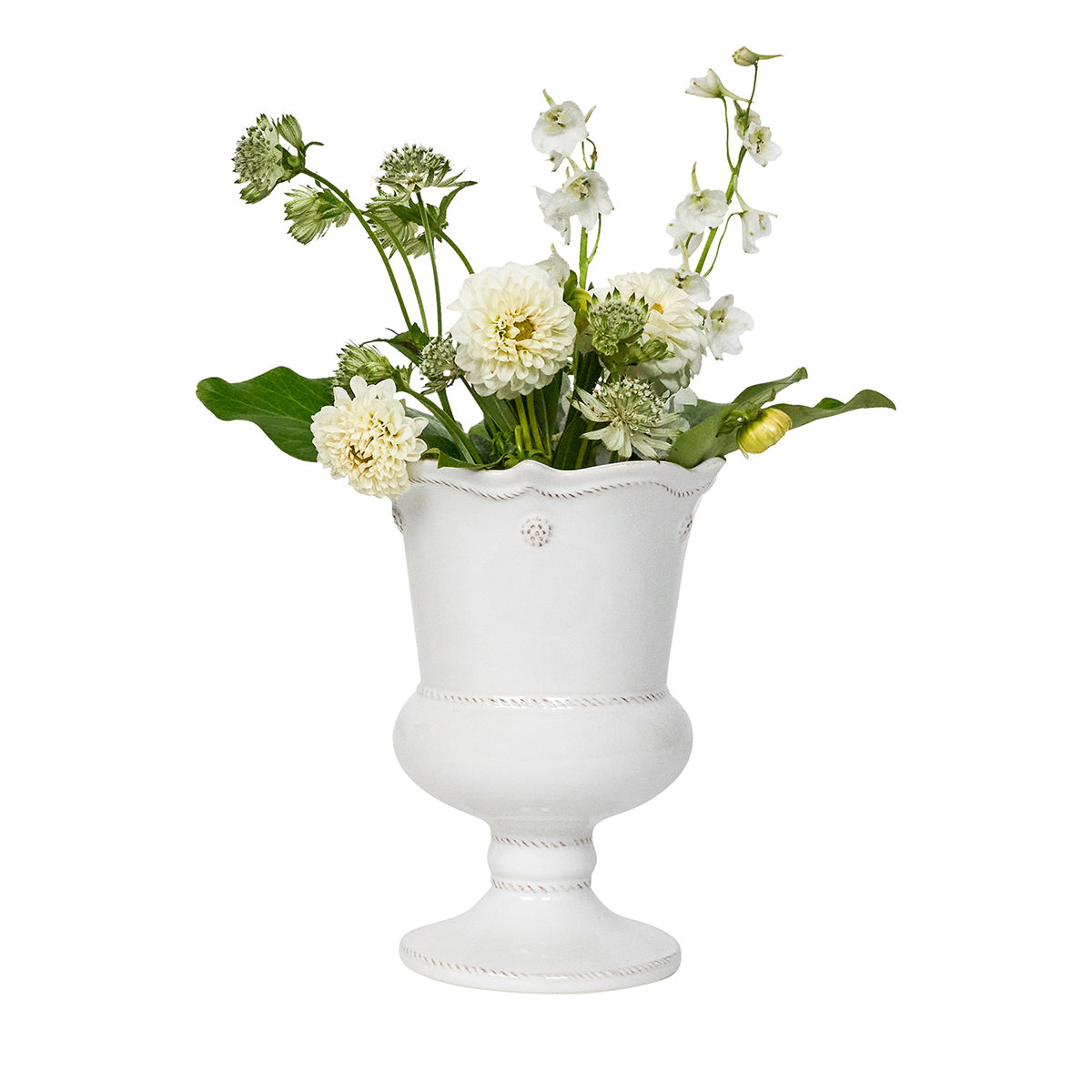 Berry & Thread Petite Parterre Garden 8" Vase in Whitewash