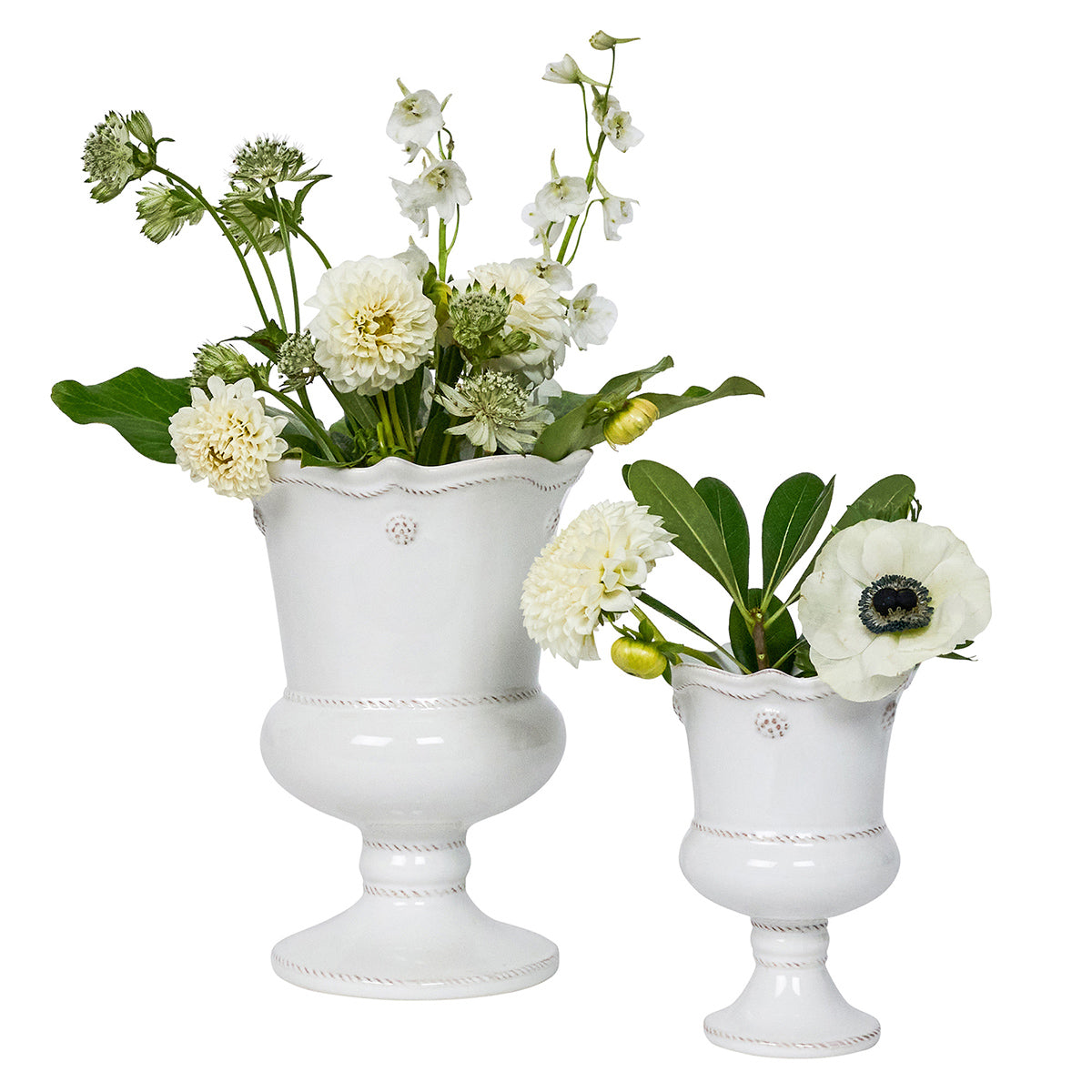 Berry & Thread Petite Parterre Garden 8" Vase in Whitewash