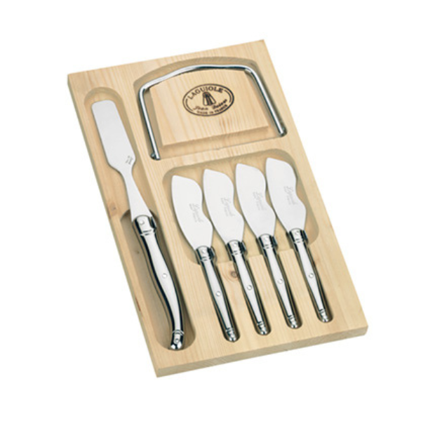 Foie Gras Set in Stainless Steel, Set of 6
