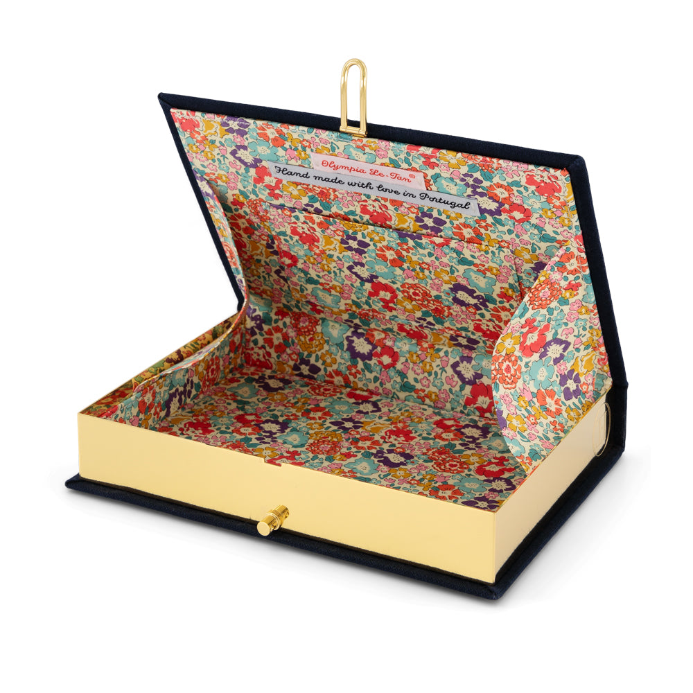 Snow White Flowers Book Clutch