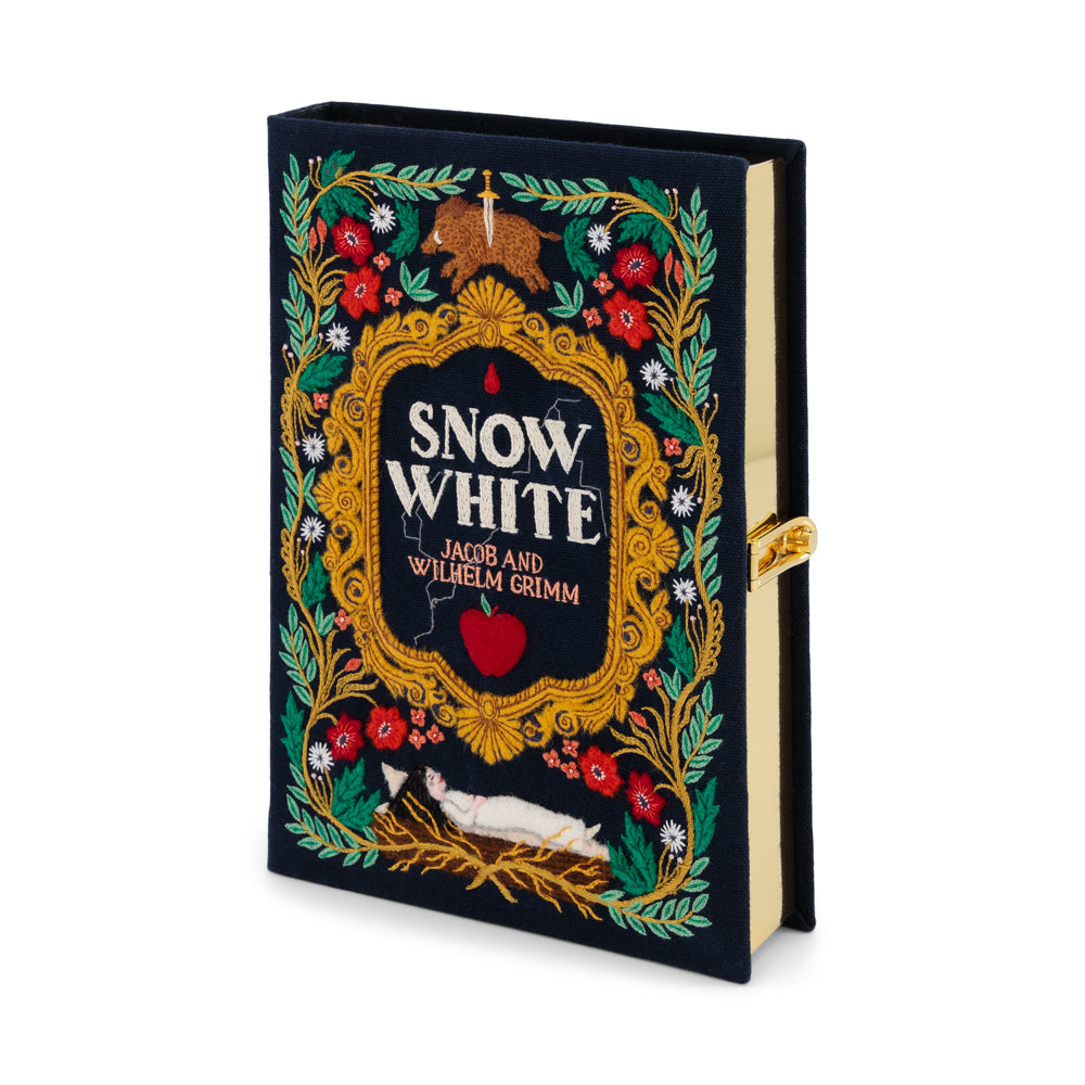 Snow White Flowers Book Clutch