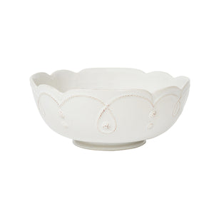 Jardins Du Monde 10" Serving Bowl in Whitewash