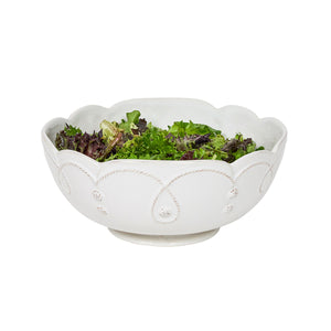 Jardins Du Monde 10" Serving Bowl in Whitewash