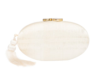 Joanna Clutch in Off White