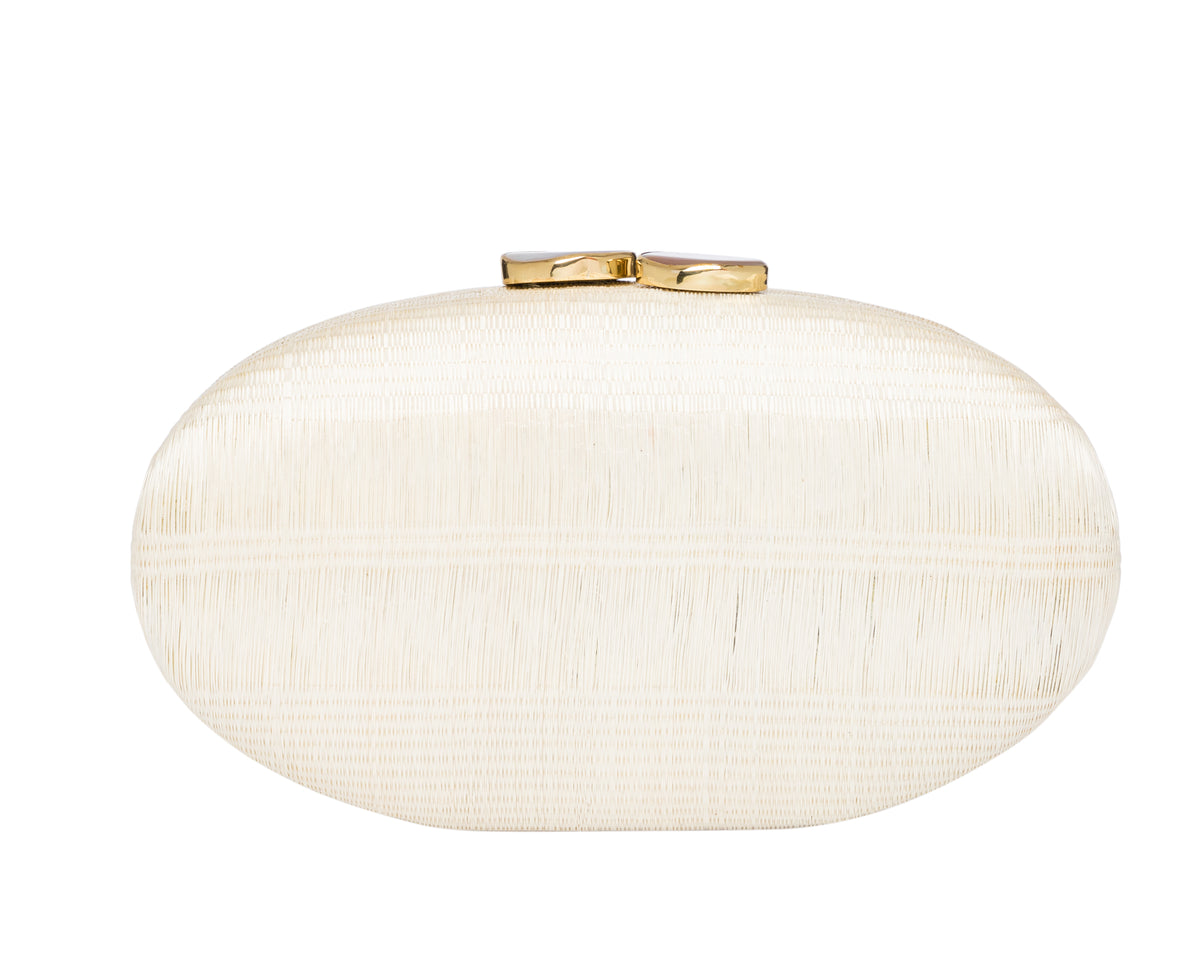 Joanna Clutch in Off White