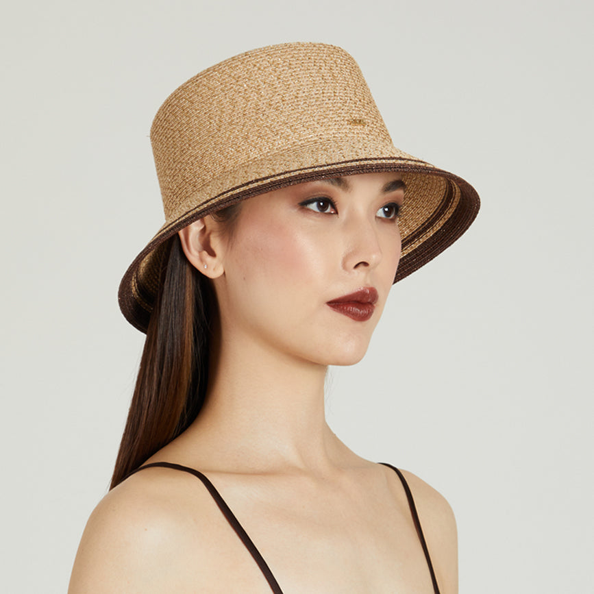 Jonah Packable Bucket Hat in Sand