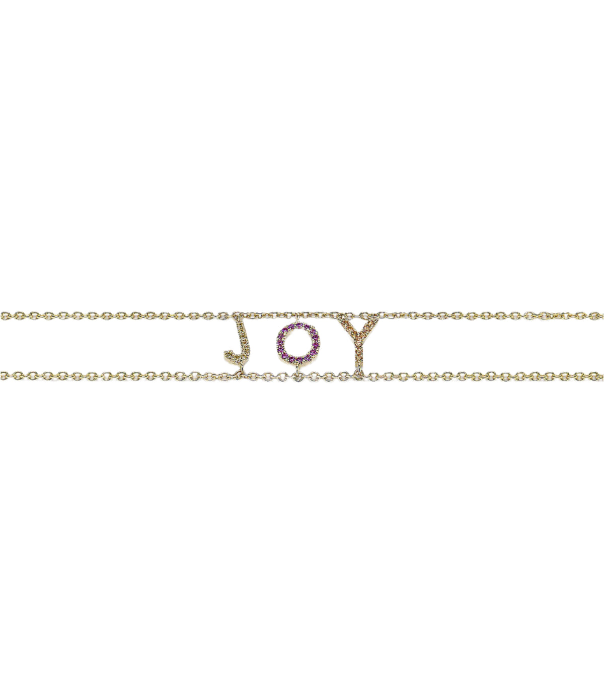 Pink & Yellow Sapphire ‘Joy’ Say Something Bracelet