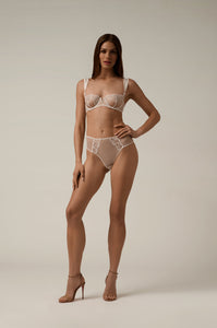 Juliette High Waisted Panty in Ivory