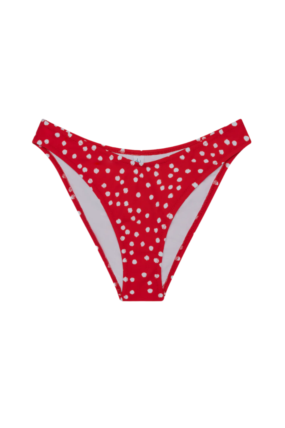 The Jane Bottom in Red Ikat Dot