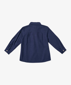 Jeffie Shirt in Navy Corduroy