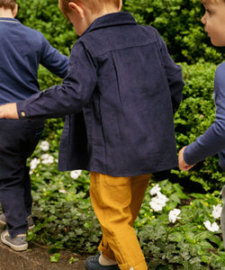 Jeffie Shirt in Navy Corduroy