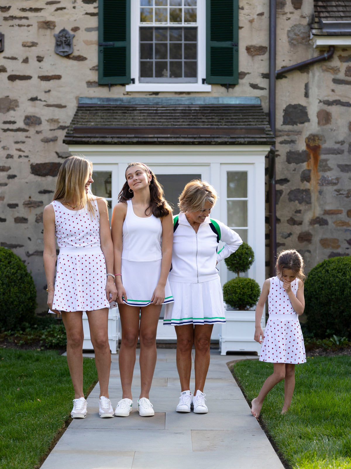 Girl's White Tennis Dress