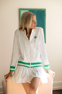 Women's White Tennis Jacket