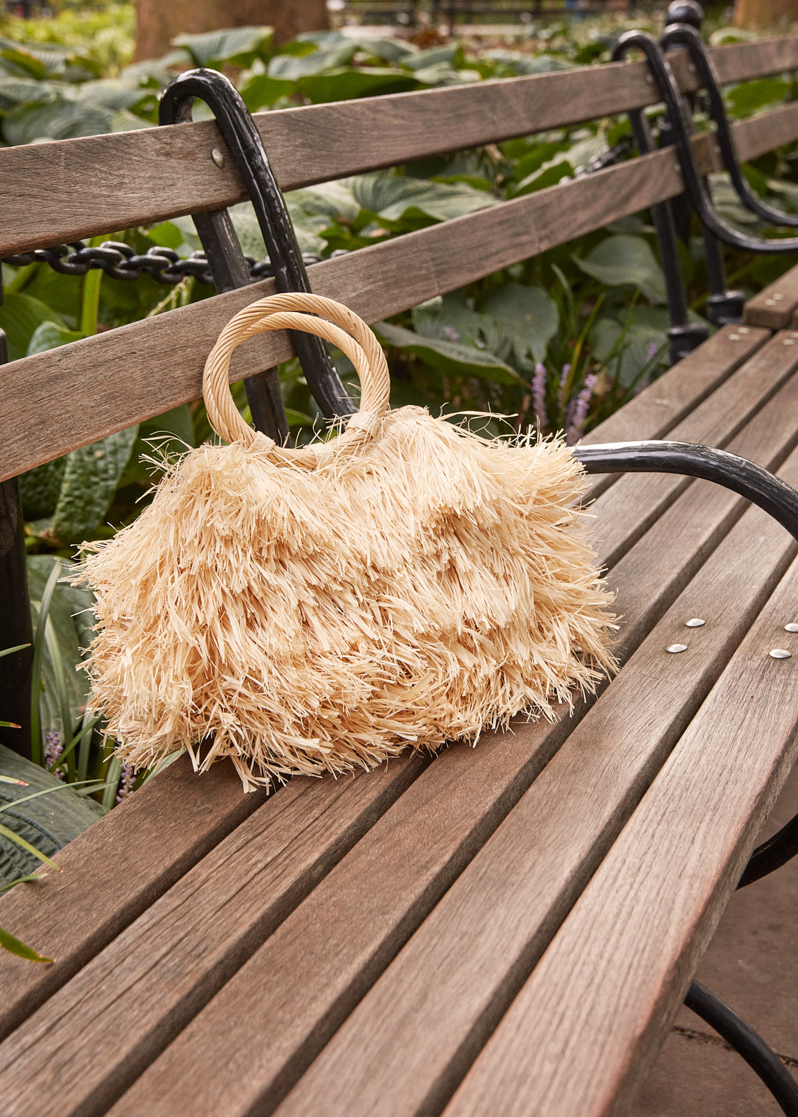 Merida Straw Fringe Tote Bag