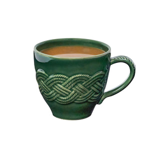 Le Panier Mystic Knot Mug in Basil