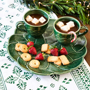 Le Panier Mystic Knot Mug in Basil