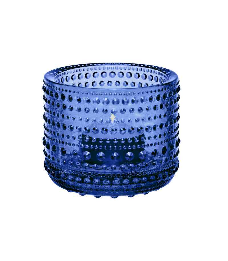 Kastehelmi Tealight Candleholder 2.5" in Ultramarine Blue