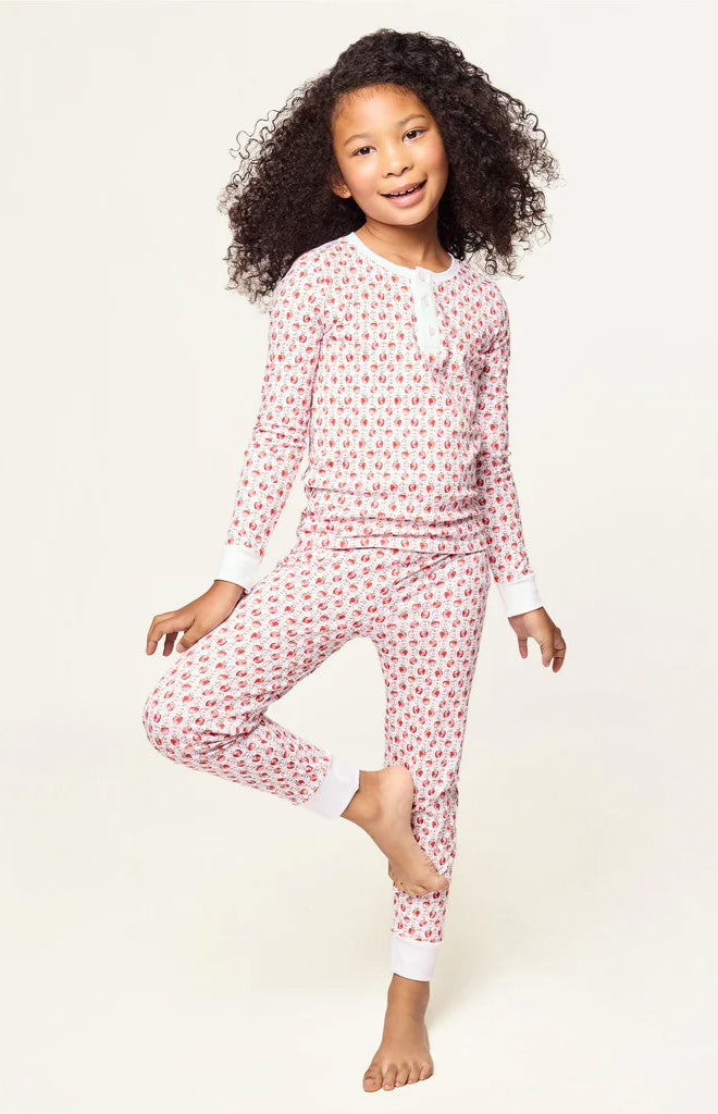 Kid’s Pima Snug Fit Pajama Set in Autumn Orchards