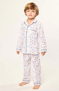 Kid’s Twill Pajama Set in Literary Lessons