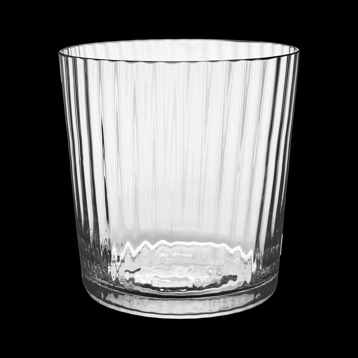 Lando Rocks Glass, Pleat Set of 2