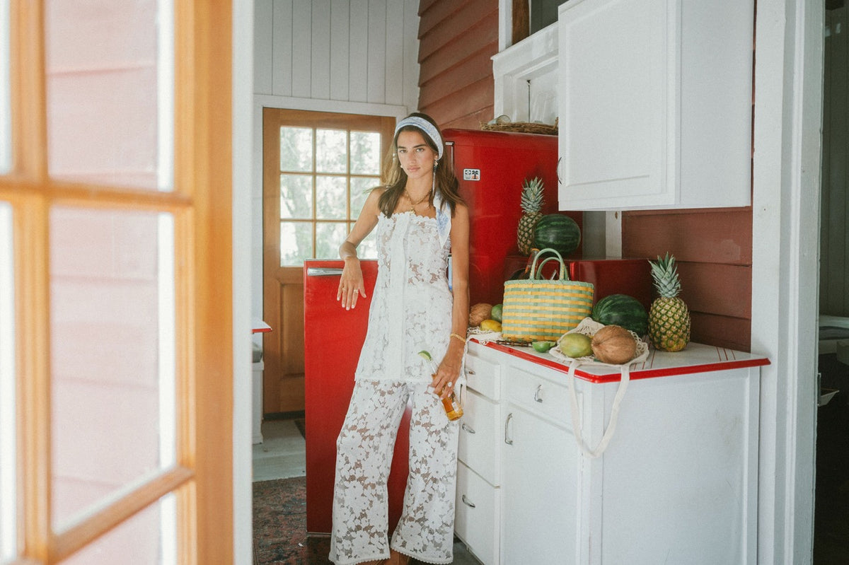 Honeymoon Top in White
