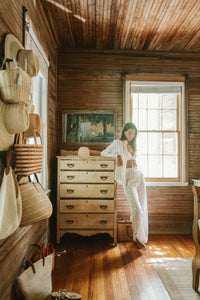 Something Blue Pants in White