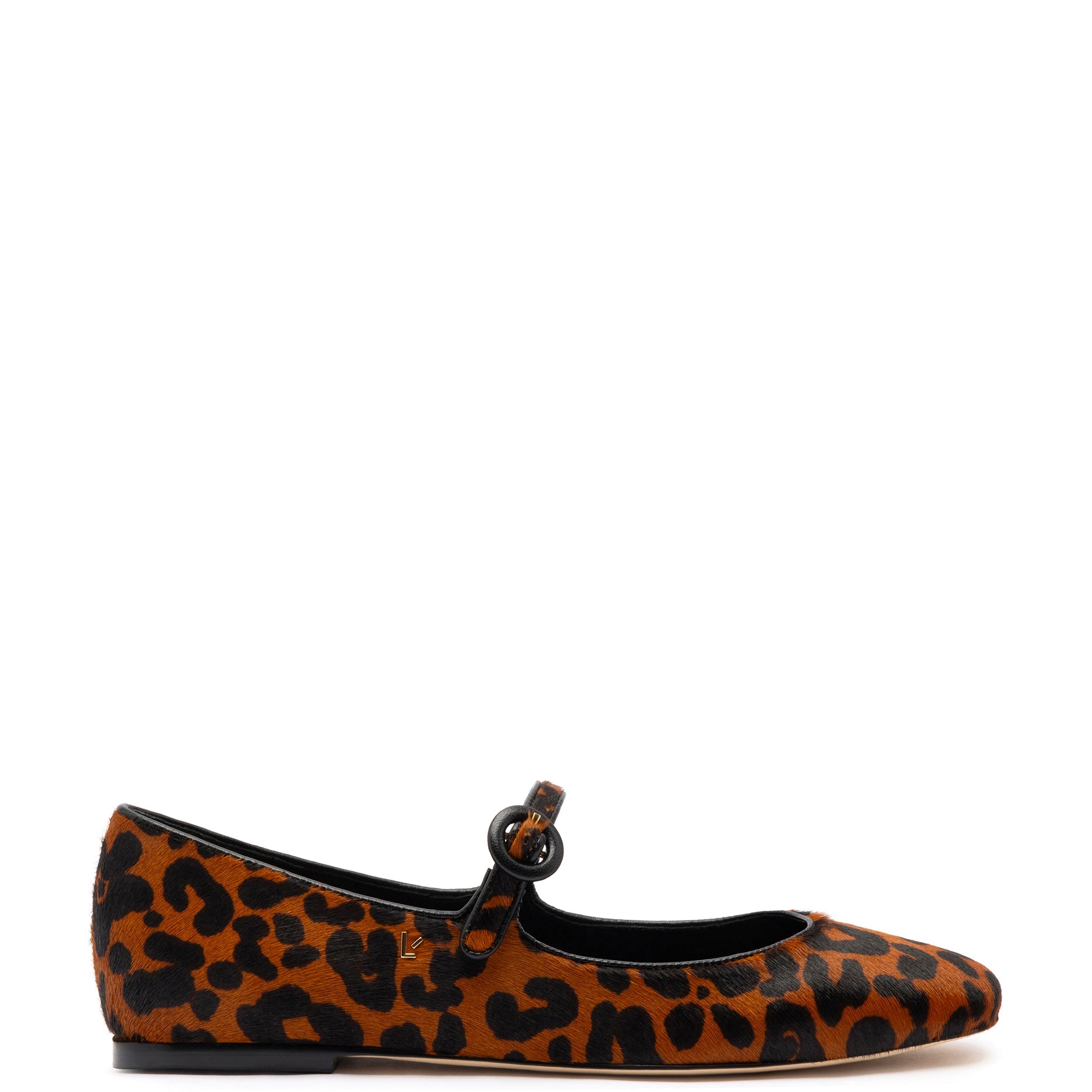 Blair Ballet Flat In Leopard Print Calf Hair