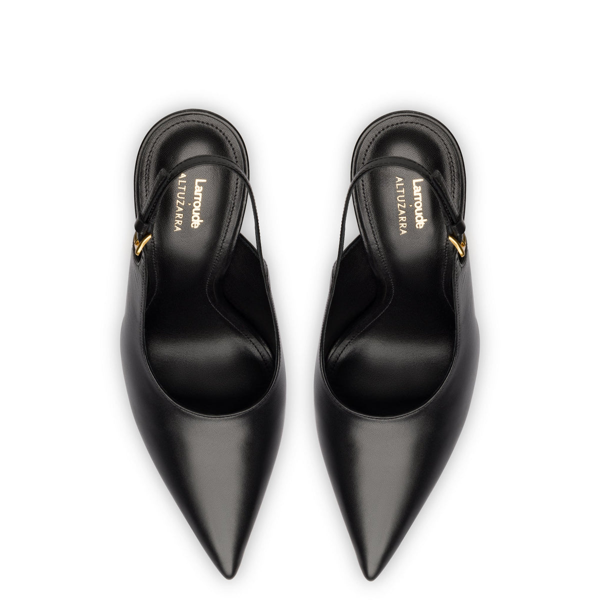 Larroudé x Altuzarra Pump In Black Leather