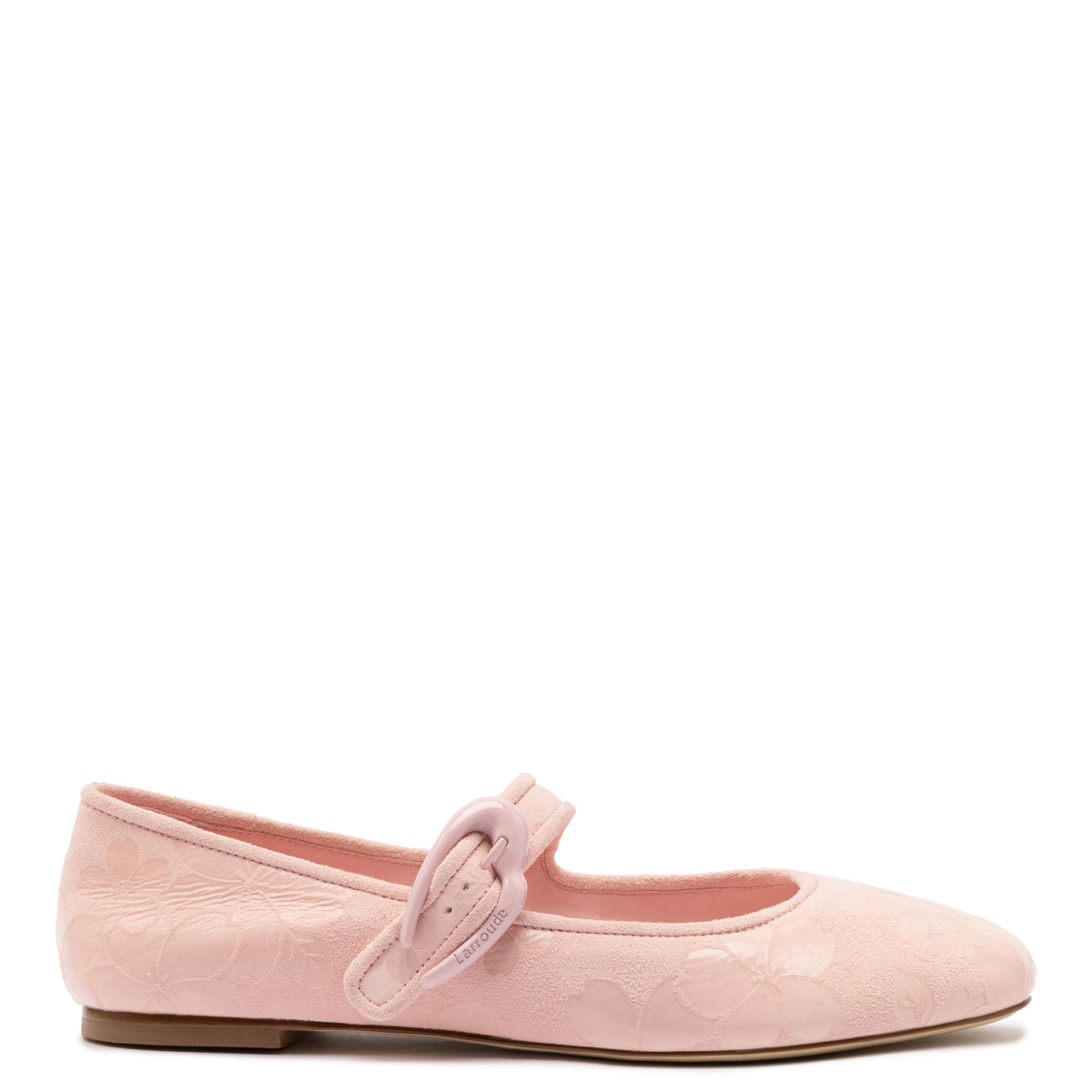 Verona Ballet Flat in Tulip Sakura Printed Suede