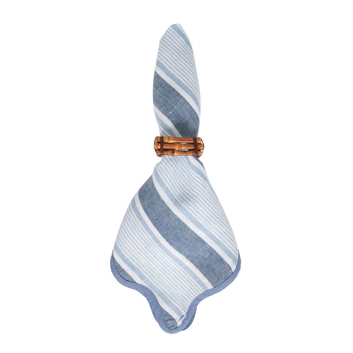 Cabana Stripe Napkin, Set of 4 in Ocean