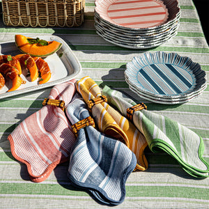 Cabana Stripe Napkin Assorted, Set of 4 in Multi