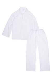 Angel Pajama Set in White