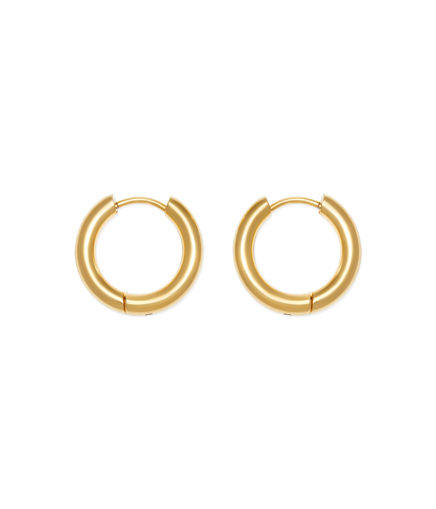 Huggie Hoops in Gold