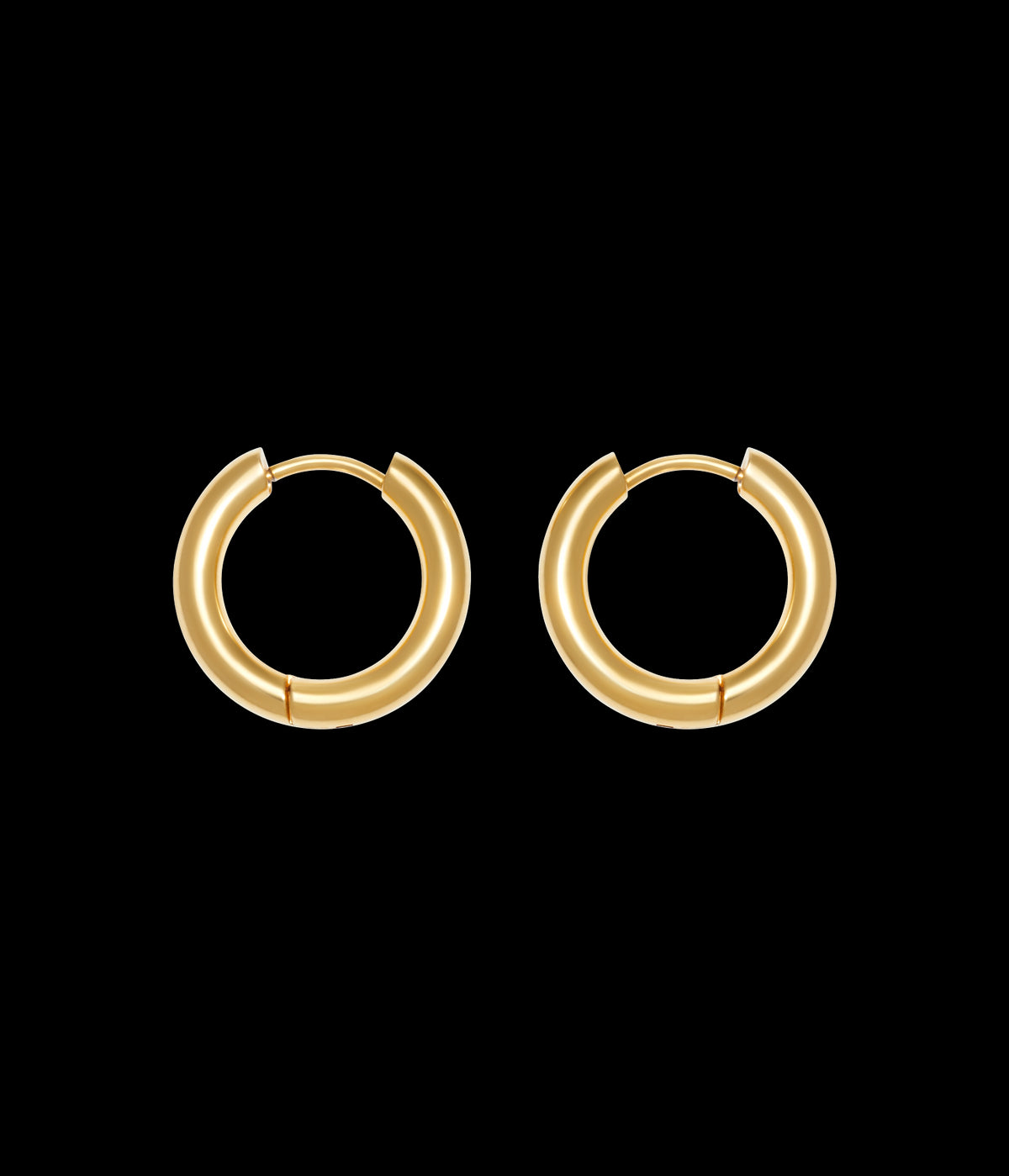 Huggie Hoops in Gold