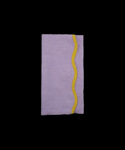 Scallop Linen Napkins in Lilac, Set Of 4