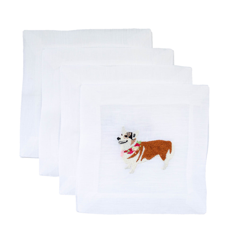 Corgi Cocktail Napkins