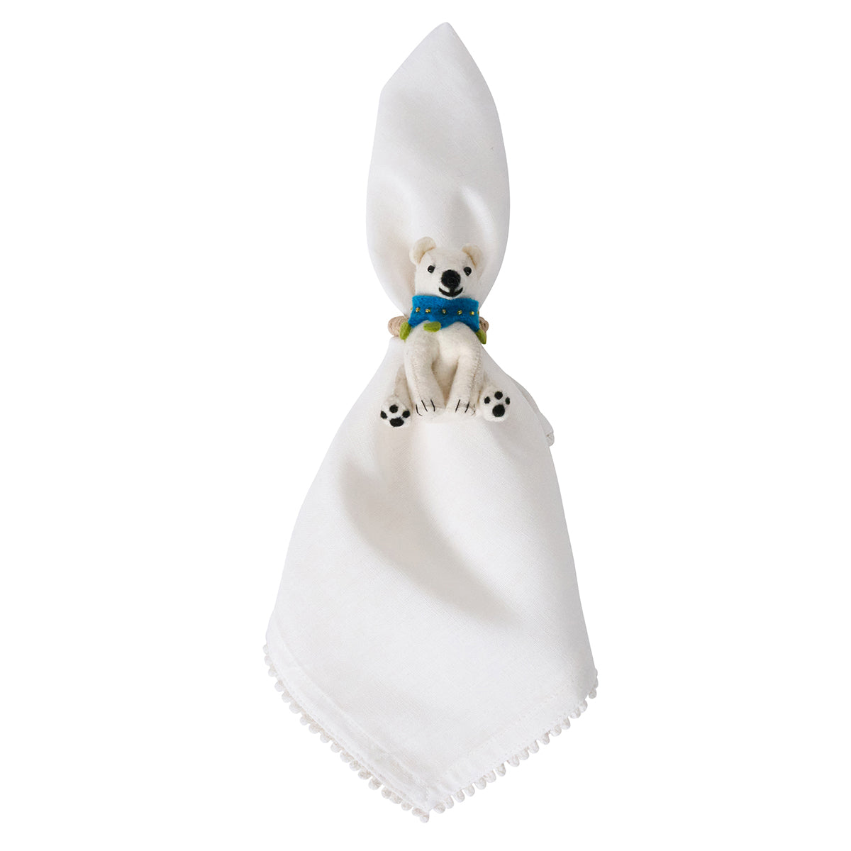 Berry & Thread North Pole Animal Napkin Ring Assorted, Set of 4