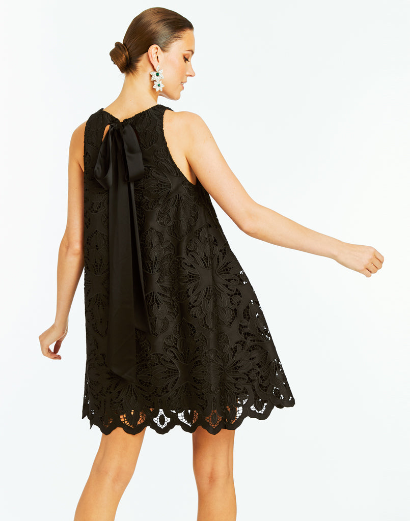 Luli Mini Dress in Black Lace