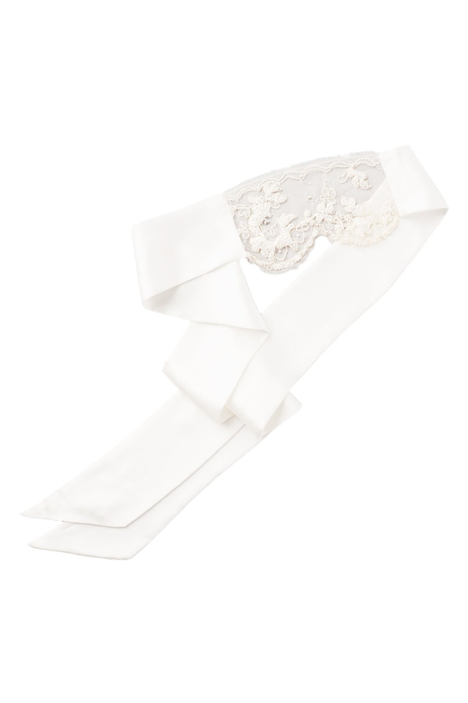 Lace Beaded Blindfold Ivory - Kiki de Montparnasse