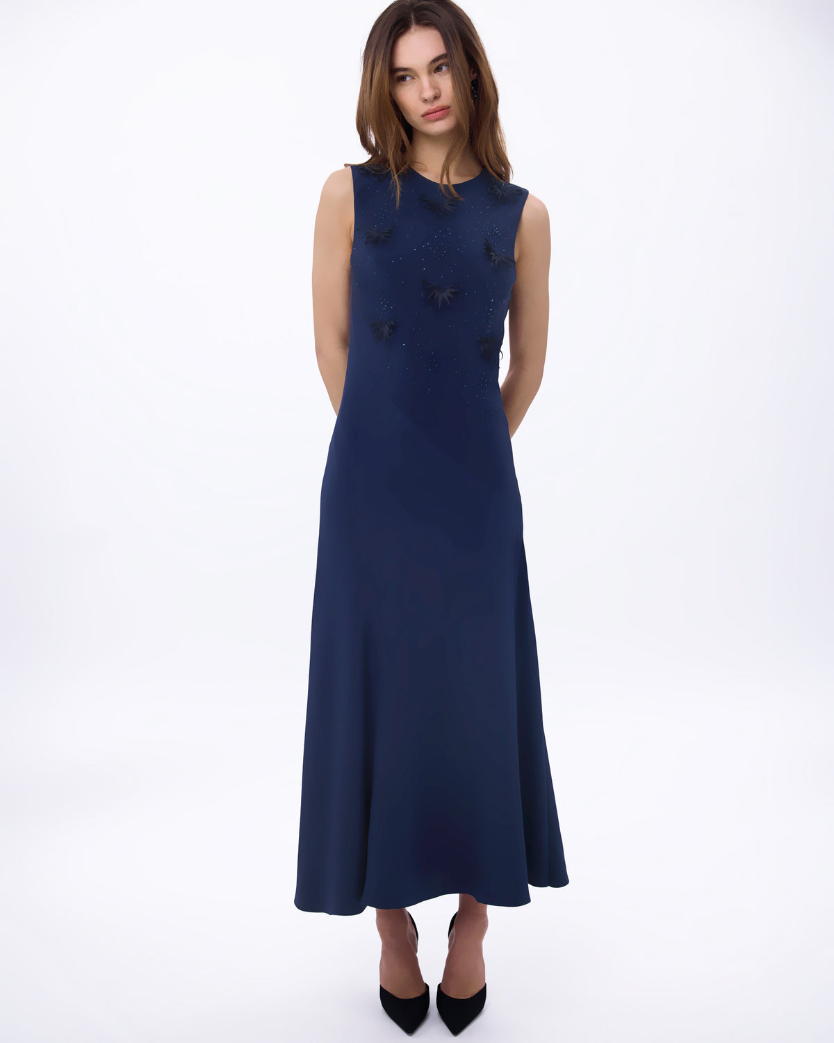 Laney Dress in Midnight