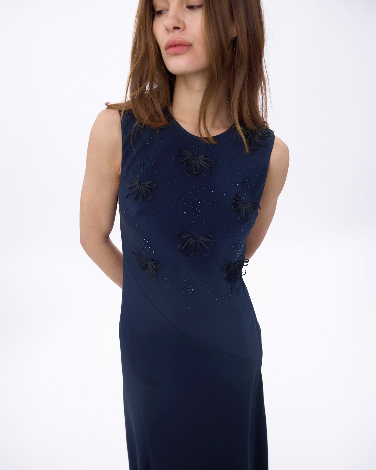 Laney Dress in Midnight