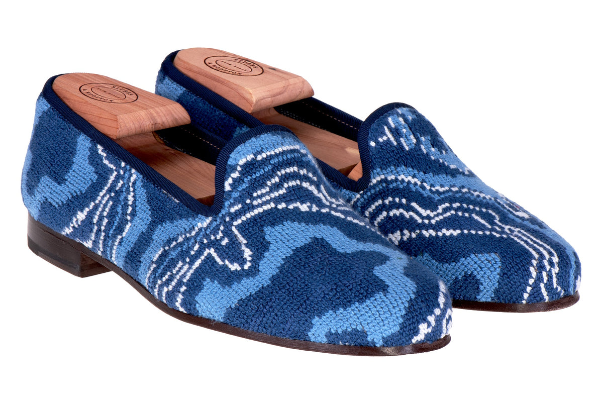 Men's Lazurite Needlepoint Slipper