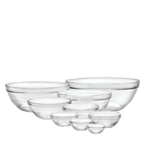 Le Gigogne Stackable Clear Bowls Set