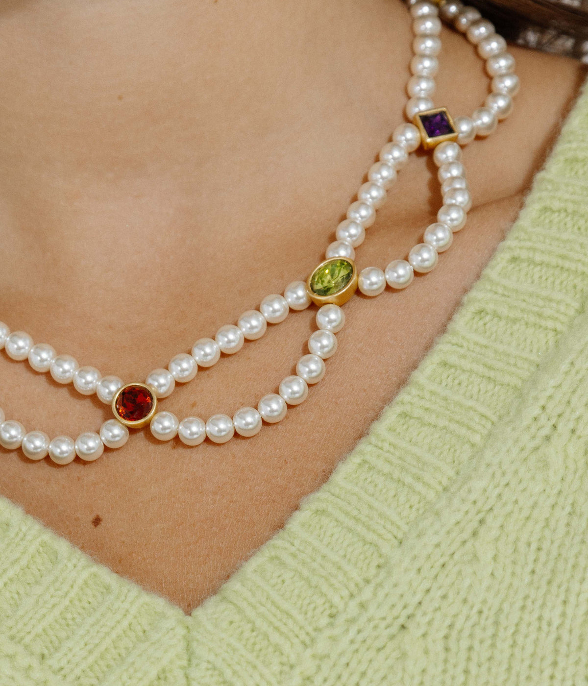 Lenora Pearl Necklace