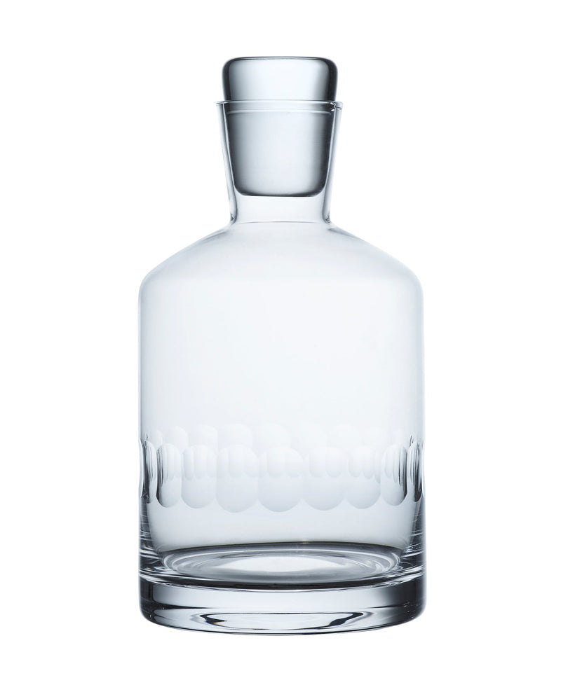 Crystal Decanter with Lens Design